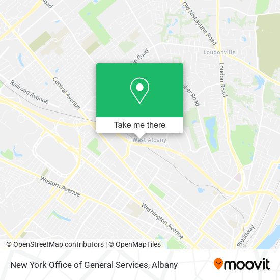 New York Office of General Services map