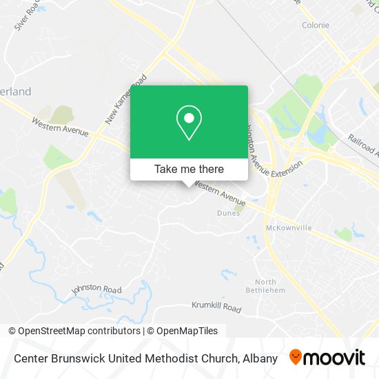 Mapa de Center Brunswick United Methodist Church