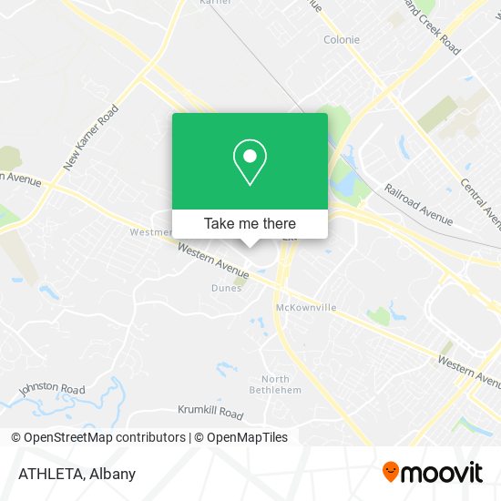 ATHLETA map