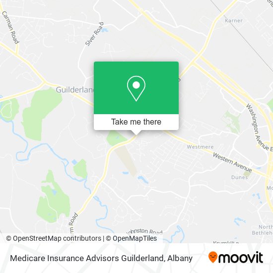 Mapa de Medicare Insurance Advisors Guilderland