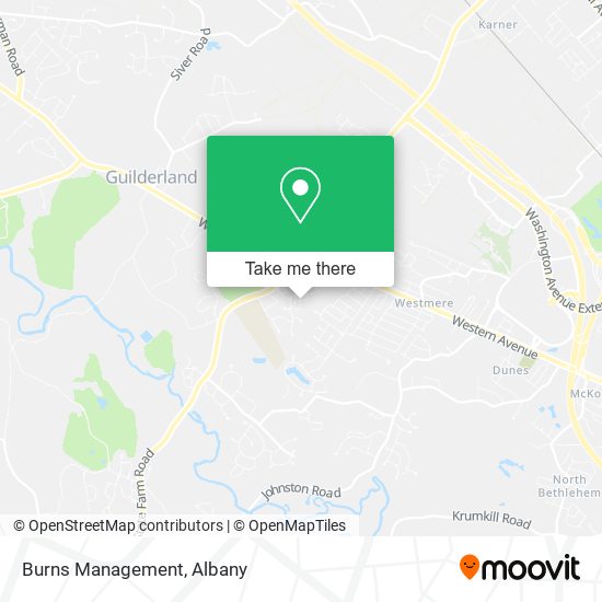 Burns Management map