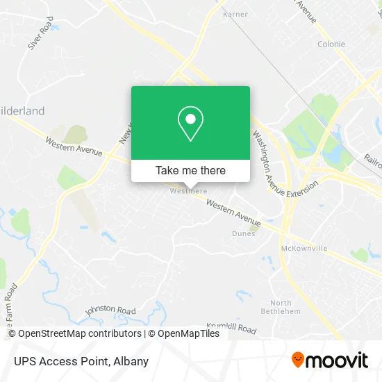UPS Access Point map
