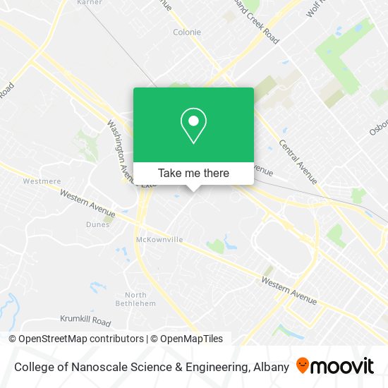 College of Nanoscale Science & Engineering map