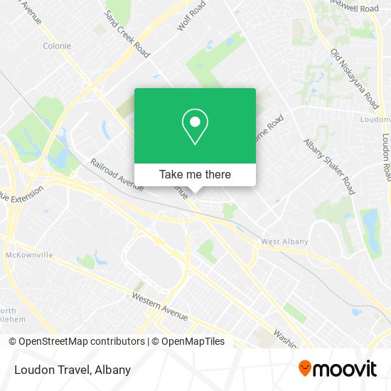 Loudon Travel map