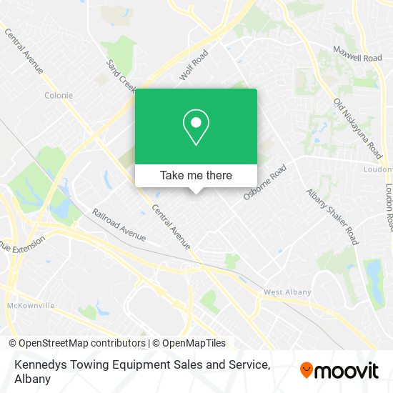 Mapa de Kennedys Towing Equipment Sales and Service