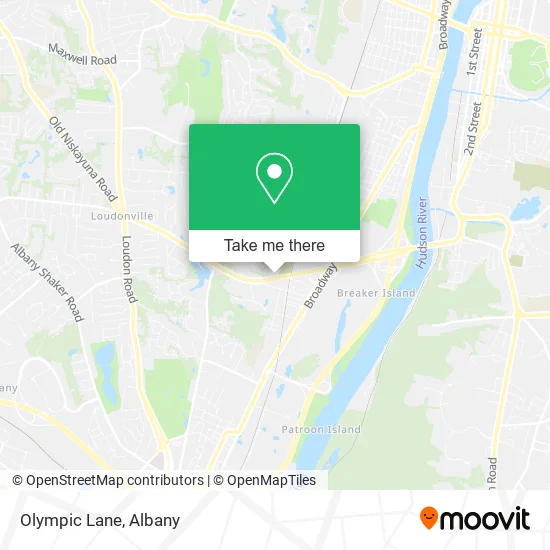 Olympic Lane map