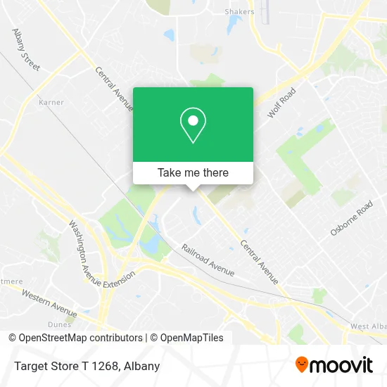 Target Store T 1268 map