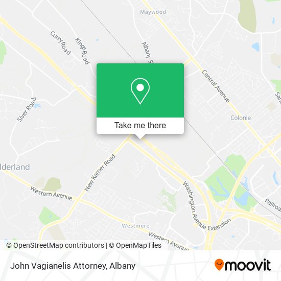 Mapa de John Vagianelis Attorney