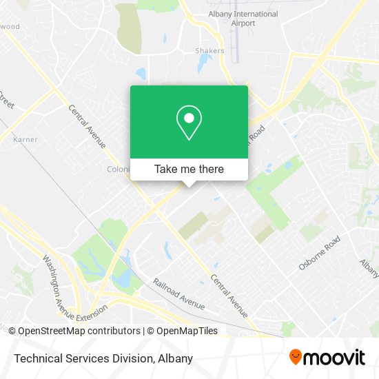 Mapa de Technical Services Division