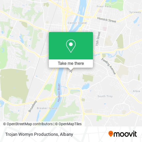 Trojan Womyn Productions map