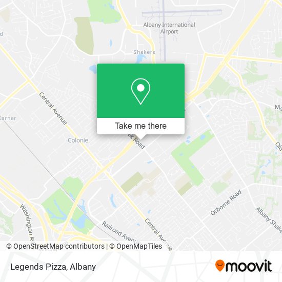Mapa de Legends Pizza