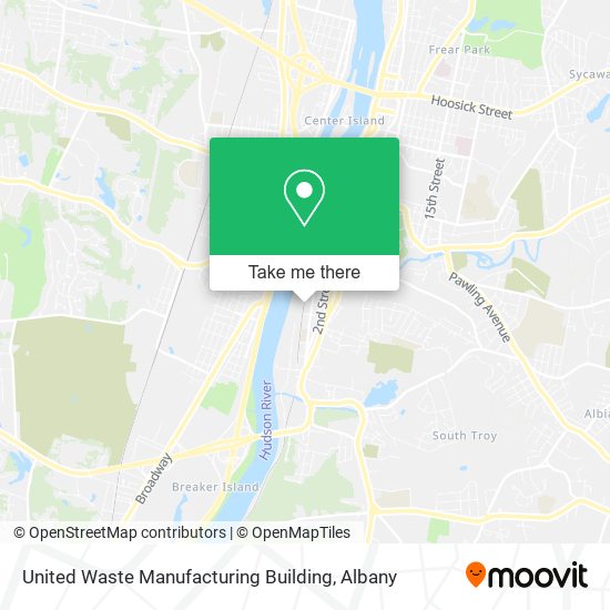 United Waste Manufacturing Building map