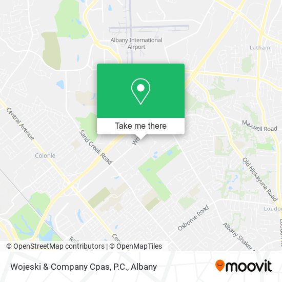 Wojeski & Company Cpas, P.C. map