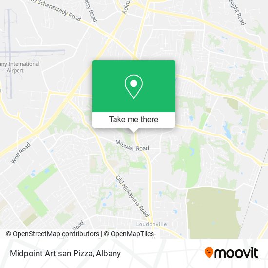 Midpoint Artisan Pizza map