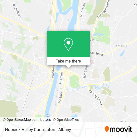 Hoosick Valley Contractors map