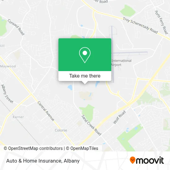 Auto & Home Insurance map