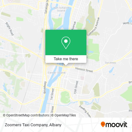 Mapa de Zoomers Taxi Company