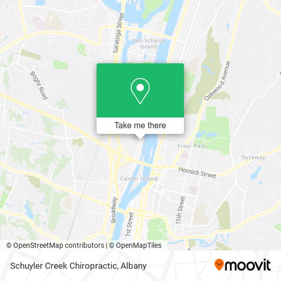 Mapa de Schuyler Creek Chiropractic