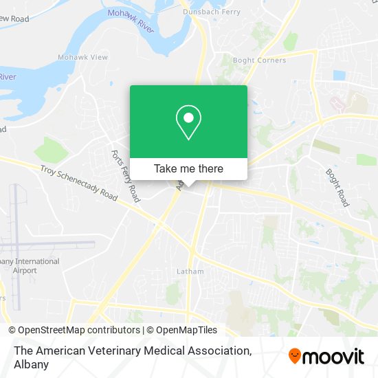 The American Veterinary Medical Association map