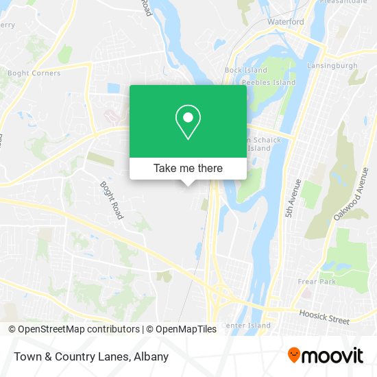 Mapa de Town & Country Lanes