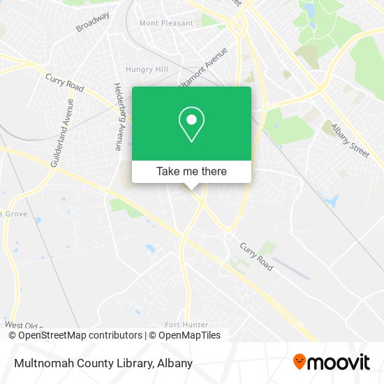 Mapa de Multnomah County Library