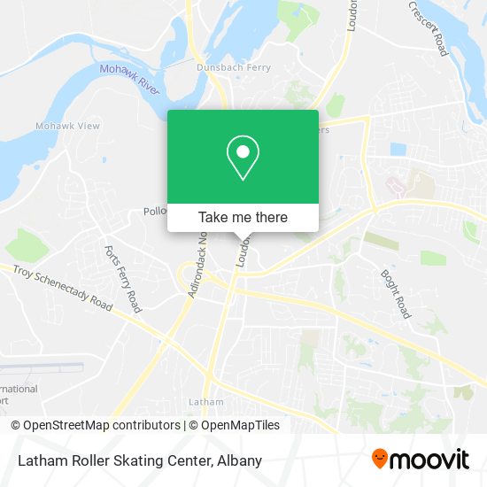 Mapa de Latham Roller Skating Center