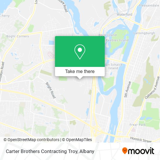 Mapa de Carter Brothers Contracting Troy