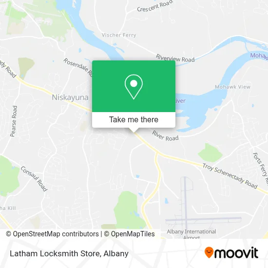 Latham Locksmith Store map