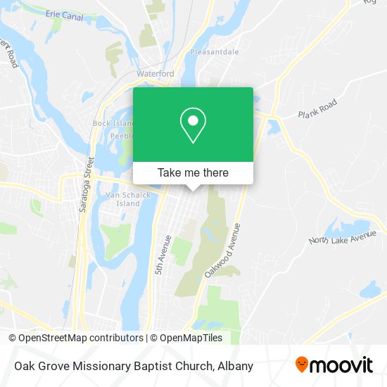 Oak Grove Missionary Baptist Church map