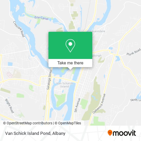 Mapa de Van Schick Island Pond