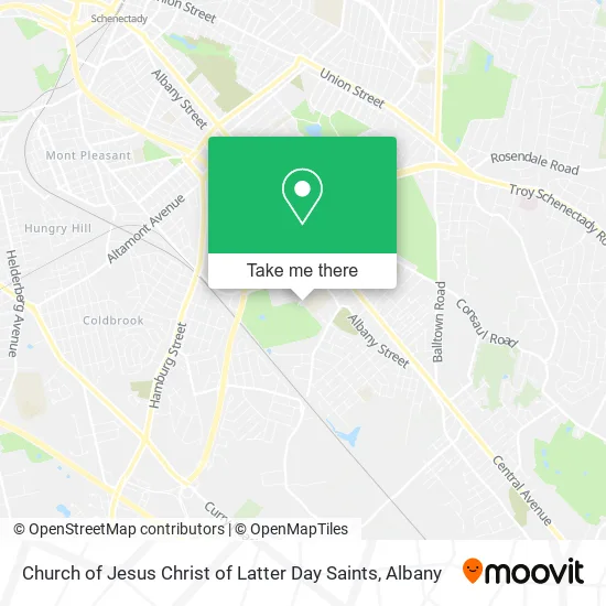 Church of Jesus Christ of Latter Day Saints map