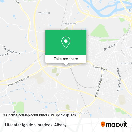 Mapa de Lifesafer Ignition Interlock