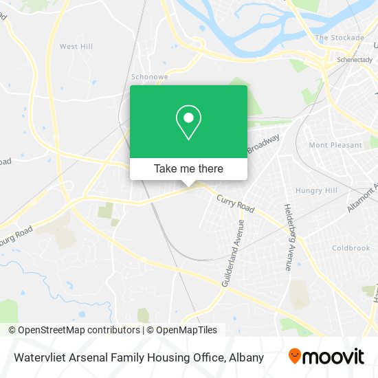 Watervliet Arsenal Family Housing Office map