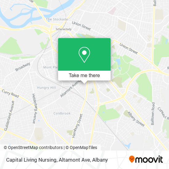 Capital Living Nursing, Altamont Ave map