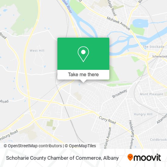 Schoharie County Chamber of Commerce map