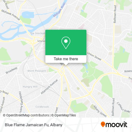 Blue Flame Jamaican Fu map