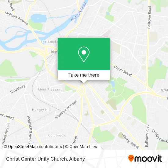 Christ Center Unity Church map
