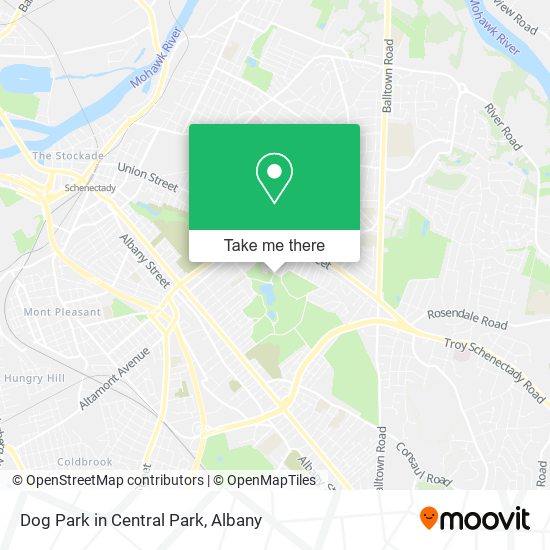 Dog Park in Central Park map