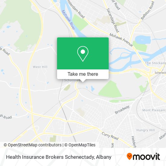 Mapa de Health Insurance Brokers Schenectady