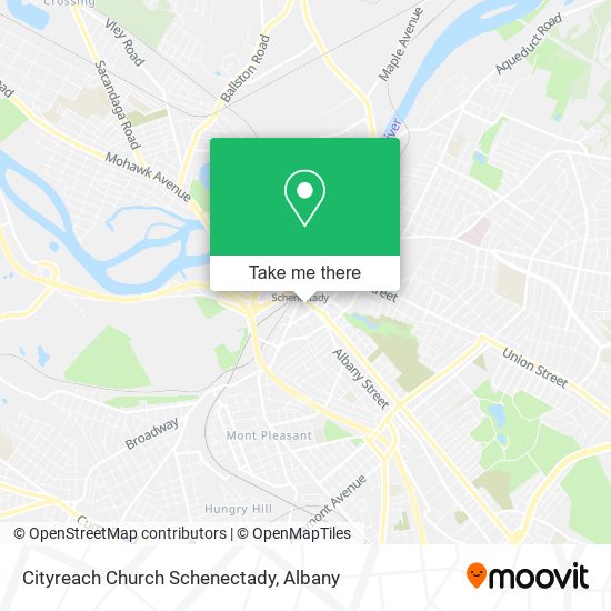 Mapa de Cityreach Church Schenectady