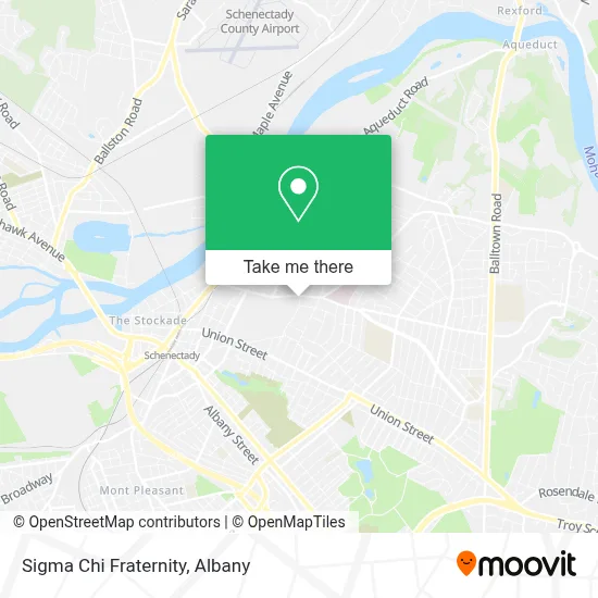 Sigma Chi Fraternity map