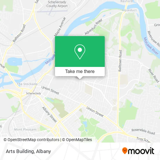 Arts Building map