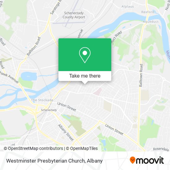 Mapa de Westminster Presbyterian Church