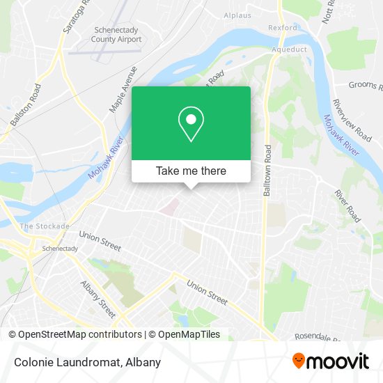 Colonie Laundromat map