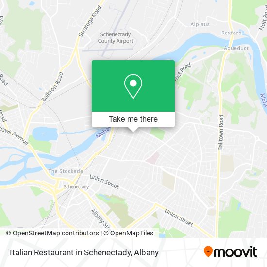 Mapa de Italian Restaurant in Schenectady