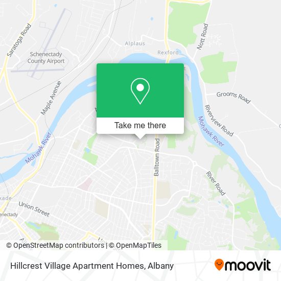 Hillcrest Village Apartment Homes map