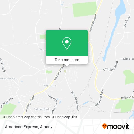 Mapa de American Express