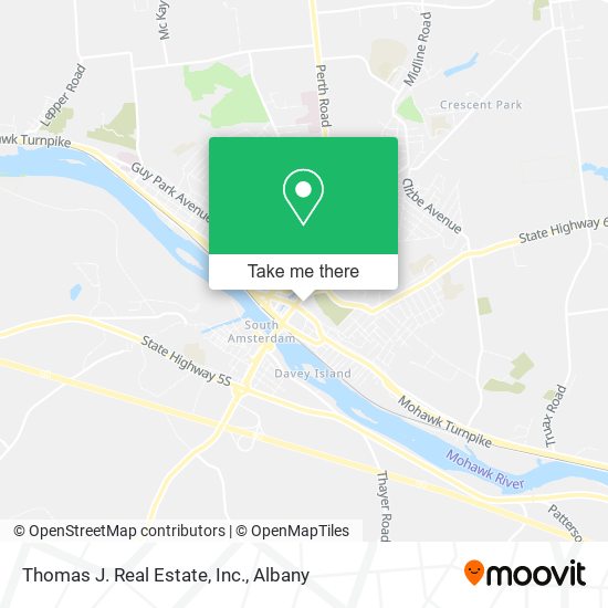 Mapa de Thomas J. Real Estate, Inc.