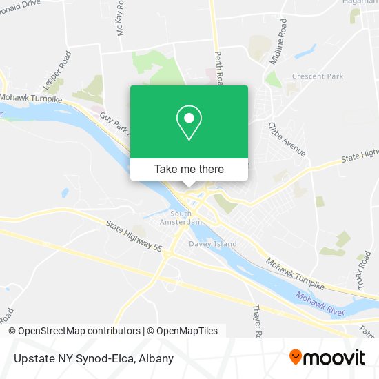 Upstate NY Synod-Elca map