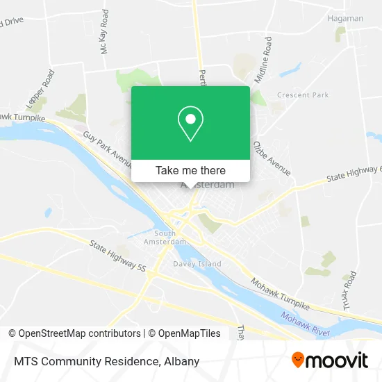 MTS Community Residence map
